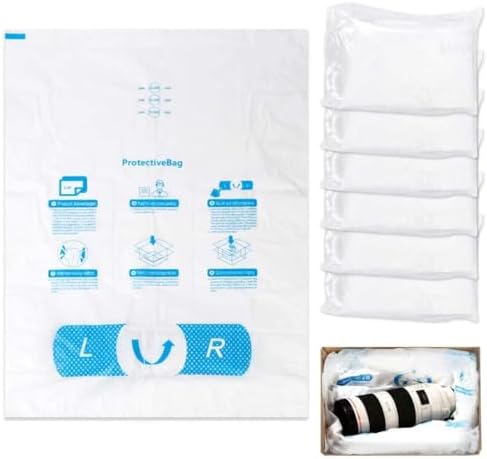 6-Pack 17”x22” Expanding Foam Packaging Bags by Unknown