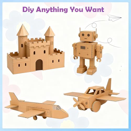 RLAVBL 50 Pack 12x12 Corrugated Cardboard Sheets, Flat Cardboard Inserts for Shipping, Mailing, Packing, DIY Crafts - Image 4