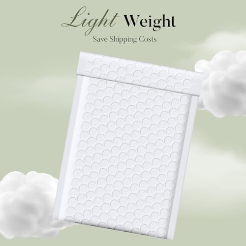 METRONIC 4x8 Inch Small Bubble Mailers 200 Pack White Padded Envelopes - Image 4