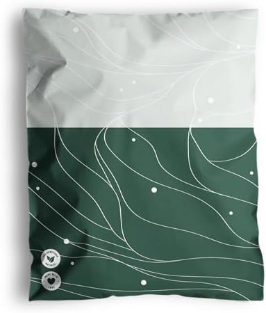 Poly Mailers 10 x 13 Inch - 100 pack Biodegradable Shipping Bags for Clothes - Impack Self-Seal Waterproof Thick Mailing Envelope for Accessories & Clothing - Japanese Green by Impack