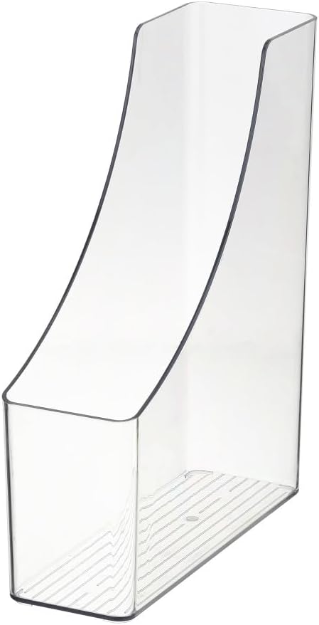 YBM HOME Vertical File Bins Organizer Closed Front Design for Safe Storage for Files, Documents, and Magazines, Ideal for Home Office, Work Desktops, or School, Medium, 1264-1 by YBMHome