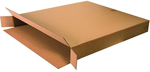 Box USA Moving Boxes, 40"L x 5"W x 45"H 10-Pack Large Side Loading Corrugated Cardboard Box for Packing, Shipping and Storage by BOXUSA