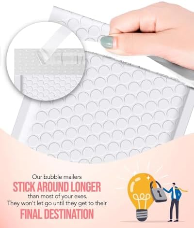 GSSUSA White Bubble Mailers 6x10 Small Padded Envelopes 9600 Pack,1 Pallet - Image 5