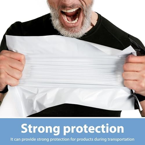 Metronic Poly Mailers 14.5x19 2000 Pack White, Large Shipping Bags Bulk Mailing Envelopes for Small Business, Mailers Poly Bags for Shipping Self Seal, Mailing Envelope Packaging Bags - Image 4