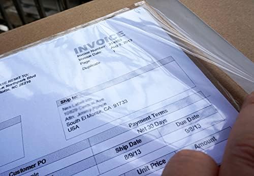BEUYI Premium 6''x10'' Packing List Envelope, Tailored Size for Letter-size Paper Folded in Half, Adhesive Shipping Label Pouch/Sleeve (100 pack) - Image 5