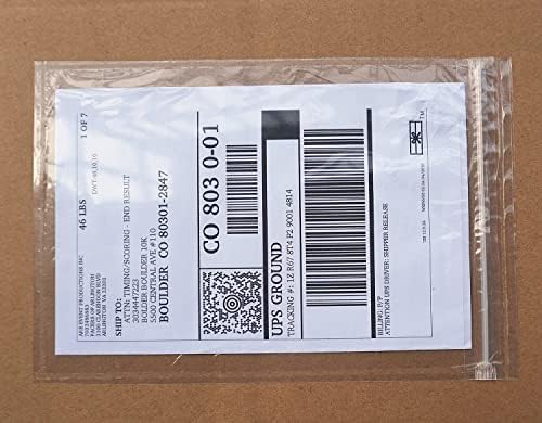 Premium 6.7'' x 10'' Resealable Adhesive Shipping Label/documents Pouches (50 Pack) by BEUYIwarehouse