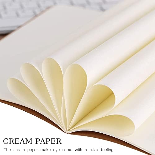 30 Pack A5 Blank Journal Notebook for Travelers, Student Gifts Office and School Supplies, Writing Journal Sketchbook Subject Notebooks Travel Journals Bulk, Kraft Paper, 80 Pages, 40 Sheets, 8.3x5.5 - Image 3