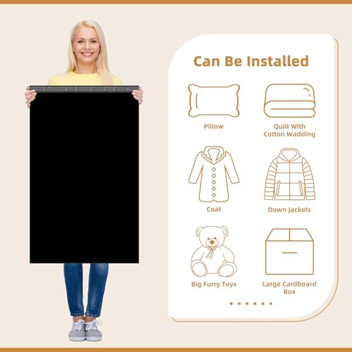 Fuxury Extra Large Poly Mailers 24x36" 25 Pc, XXL Jumbo Shipping Bags,Black - Image 5