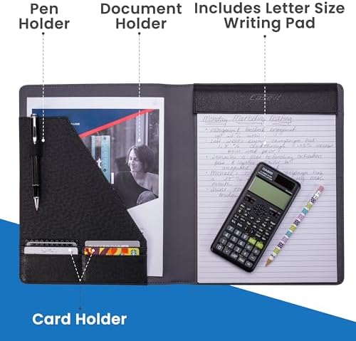 Case-it Business Padfolio | Letter Size | PAD-14 Black - Image 2