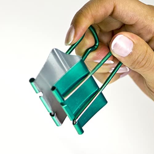Officemate Easy Grip Large Binder Clips, Assorted Metallic Colors, 6 Packs of 6 Clips Each (31051) - Image 6