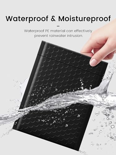 GSSUSA Black Bubble Mailers 6x10" 500 Pack Padded Envelopes Self Seal - Image 5