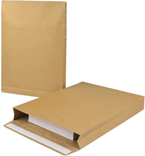 Large Expandable Envelopes, 15 Pack 9.3x 13" Big Mailing Envelopes by NeatHouse