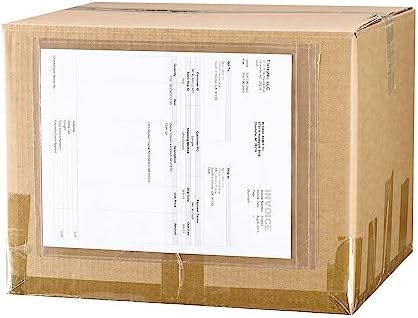 2.5 Mil Premium Clear 9.5'' x 12'' Packing List Envelopes, Adhesive Shipping Label/Documents Pouches/Sleeves for Full Page Letter-size (8.5''x11'') Papers (250 Pack) - Image 4