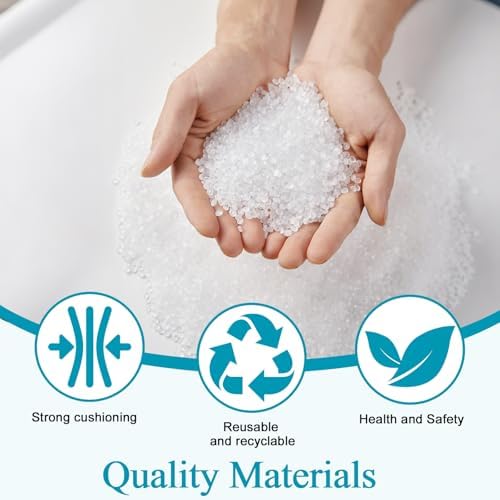 350 Pcs Dish Packing Supplies for Moving, 250 Cushion Foam Pouches and Sheets, 4 Sizes (16x12'', 12x12'', 12x8'', 8x8'') with 100 Fragile Stickers, Foam Pouches for Packing, Storage, Shipping - Image 3