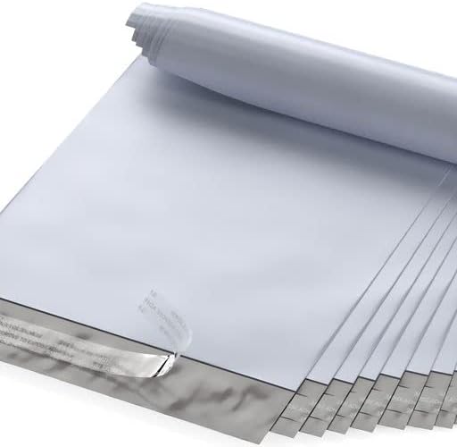 6" X 9" Poly Mailers, 500 Count White Polymailer Shipping Envelopes for Clothes 2 Mil Unpadded Waterproof Opaque Self-Seal Poly Bags with Tear/Puncture Proof Adhesive Strip by GPI+POLY