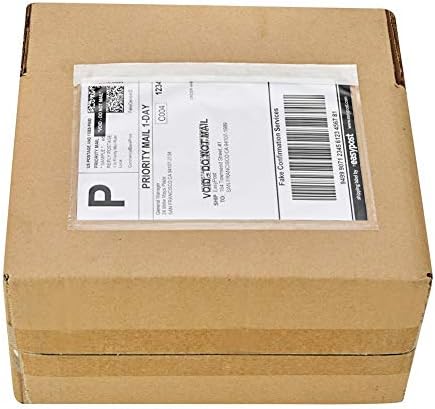 9527 Product 7.5" x 5.5" Clear Adhesive Top Loading Packing List Clear Shipping Pouches, Mailing/Shipping Label Envelopes (4000 Pack) by 9527+Product