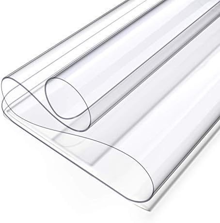 Oterri Clear Writing Desk Pad, 24’’x48” Heat Resistant Waterproof PVC Round Edge Durable Desk Protect Mat, Anti-Static Writing Mat Table Protector - Image 4