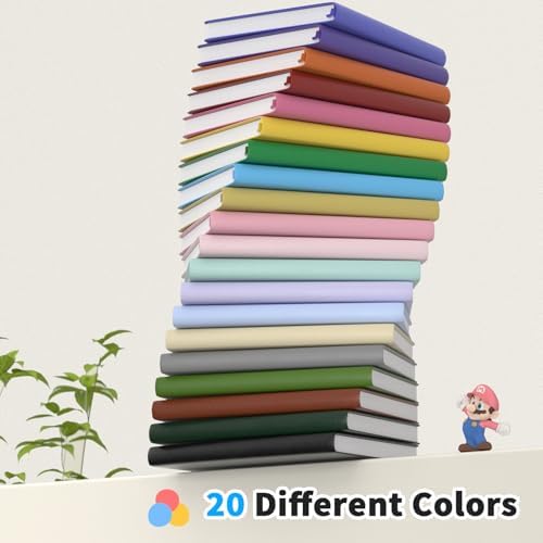 Oucaru Bulk 24 Pack A5 Lined Journal Notebook Set, 180 Pages 100 GSM Paper - Image 3
