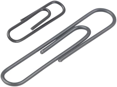 JAM PAPER Combo Pack Colorful Paper Clips - Standard & Jumbo - Grey Paperclips - 1 Pack of 100 & 1 Pack of 75 - Image 3