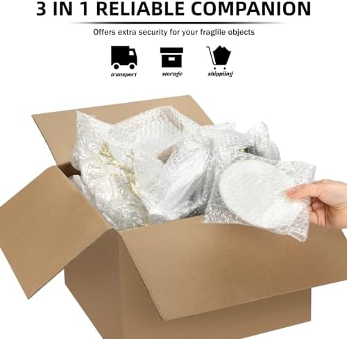Frienda 300 Pcs Self Adhesive Bubble Bags Packing Pouches, Mixed Sizes - Image 6