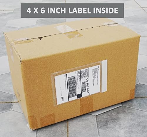Premium 4.7''x7.5'' Packing List Envelopes, Tailored Size for 4x6'' Shipping Labels,Self Adhesive Shipping Label Pouches/Sleeves (100 pack) - Image 4