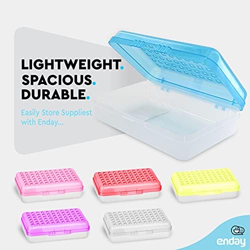 Enday (24 Pack) Plastic Pencil Box Large Capacity Pencil Boxes – Assorted colors, pencil box Plastic Pencil Case Office Supplies Storage Organizer Box - Image 3
