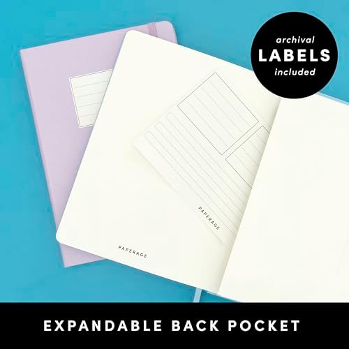 PAPERAGE Lined Journal Notebook, 10 Pack, (Blush), 160 Pages, Medium 5.6 in x 8 in - 100 GSM Thick Paper – Hardcover Journaling Notebook for Work, School & Note Taking - Image 5