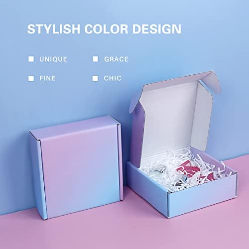 6x6x2 in Small Shipping Boxes for Packaging Small Business, 50 Pack Mailing Boxes Corrugated Cardboard Mailer Box for Wrapping Bulk Present - Image 4
