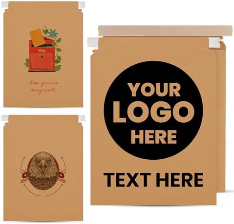 MT Products Custom Printed Mailer Envelopes with Self-Seal Tape 9.75" x 12.25" – Keeps Delicate Items Safe by MTProducts