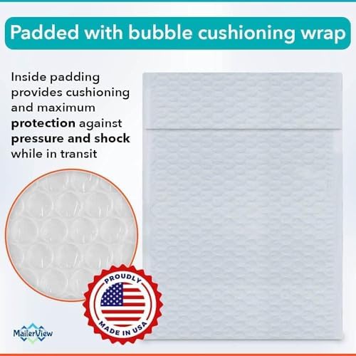 Bubble Mailers 10x13, Self Seal Poly Padded Envelopes, 100 Pack Bulk - Image 5