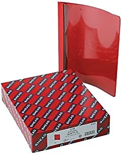 Smead Clear Front Report Cover, Three Double Tang Side Fasteners, 1/2" Capacity, Letter Size, Red, 25 per Box (87461) - Image 6