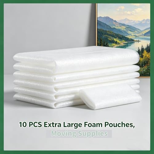 Moving supplies,10Pack Cushion Foam Pouches,24" x 36",1mm Thickness - Image 2