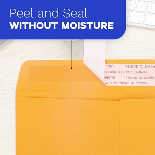 Goefun 100 Pack Manilla Envelopes 6x9 - Image 3