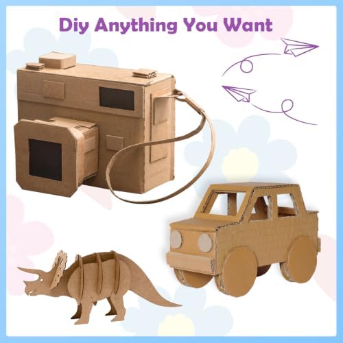 RLAVBL 10 Pack 8.5x11 Corrugated Cardboard Sheets, Flat Cardboard Inserts for Shipping, Mailing, Packing, DIY Crafts - Image 4