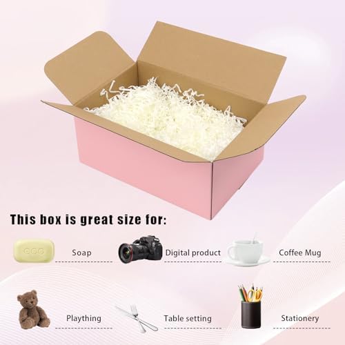 9x6x4 Pink Shipping Boxes, 30 Pack Mailing Boxes for Small Business, Corrugated Cardboard Boxes for Shipping, Packaging - Image 5