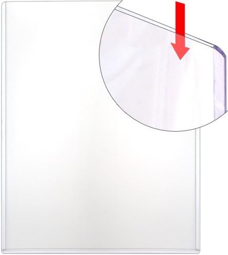 StoreSMART - Rigid Autograph Photo Print Protectors 3-Pack - 8 1/2" x 11" - Menu Top Loaders - HPP812X11-3 - Image 2