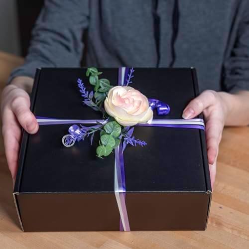 Black Shipping Boxes 10x10x3 Inches, 20 Pack - Image 4