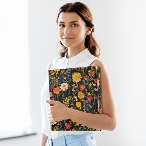 3 Ring Binder 1.5 Inch Clipboards Binders with Interior Pockets Round Ring Binder for Office Supplies and School - Image 5