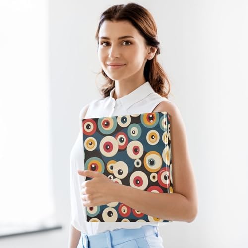 3 Ring Binder 1.5 Inch Clipboards Binders with Interior Pockets Round Ring Binder for Office Supplies and School - Image 5