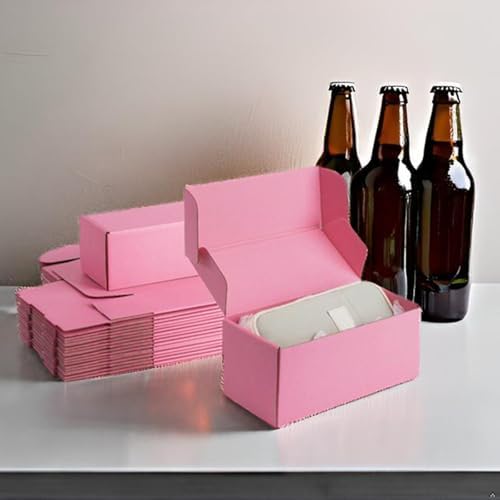 10x4x4 inch Pink Shipping Boxes for Small Business- Set of 25 - Image 4