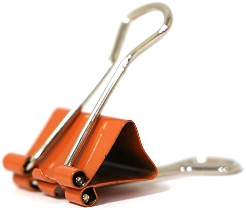 JAM PAPER Office Starter Kit - Orange - Stapler, Tape Dispenser, Paper Clips & Binder Clips - 4/Pack - Image 6