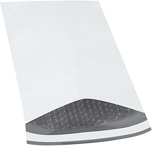 Tape Logic TLB838 Bubble Lined Poly Mailers, 8 1/2" x 14 1/2", White (Pack of 100) - Image 2