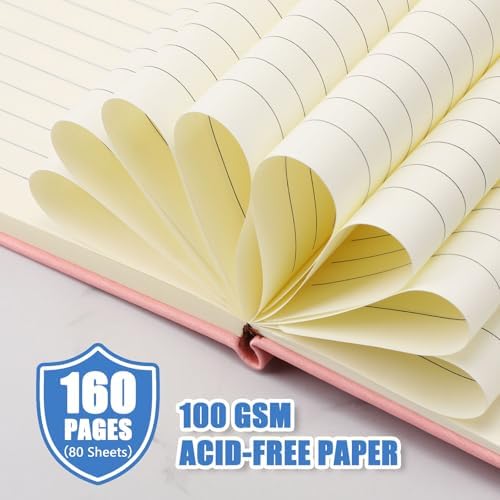 Laumoi 28 Pack A5 PU Leather Lined Notebook Journal, Bright Colors,Simple - Image 5