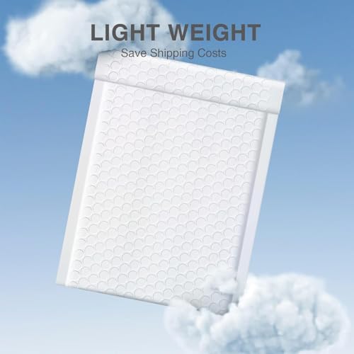 Metronic 1000 Pack Bubble Mailer 6x10 Inch White,Usable Size 6x9" Waterproof Padded Envelopes,Self-Seal Modern Bubble Mailers Cushioning for Shipping,Jewelry Makeup Supplies, Packaging Bulk - Image 5