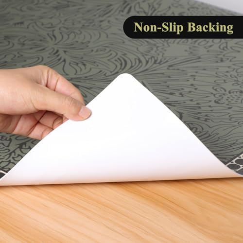 24" x 48" Plastic Table Cover Protector with Floral Pattern - Image 5