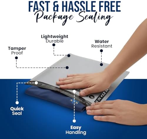 Shippozz 9x12 Poly Mailers 1000 Pack, Durable Waterproof Polymailers for Shipping Clothes, Self Seal Mailing Bags for Small Business Packaging Supplies, Mailing Envelopes for Books, and Accessories - Image 3