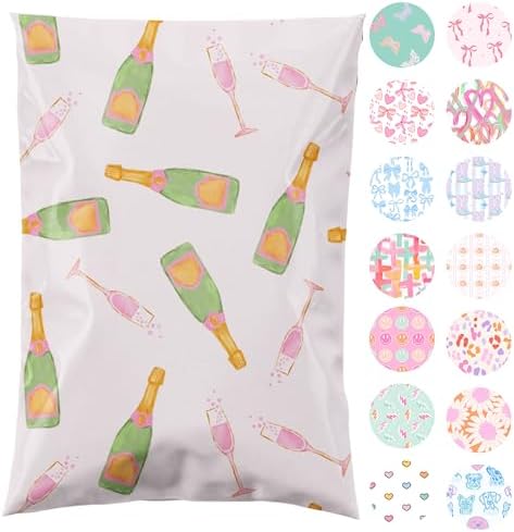 Pretty Package Store Poly Mailers 6x9, Champagne, 100 Pack by PrettyPackageStore