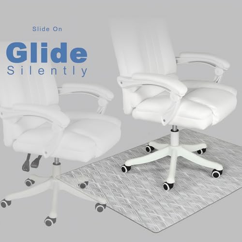 Chair Mat for Hardwood & Tile Floor, 36" x 48" Heavy Duty Office Chair Mat for Rolling Chairs Easy Glide, Anti Slip, Non-Curve, Floor Protector for Home Office - Image 5