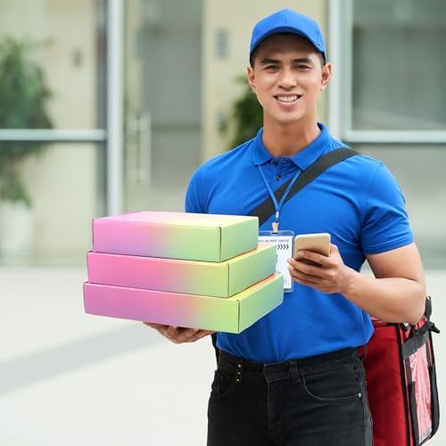 6x4x2 Shipping Boxes Small, 45 Pack Rainbow Corrugated Cardboard Mailer Boxes for Small Business, Mailing, Packaging - Image 6