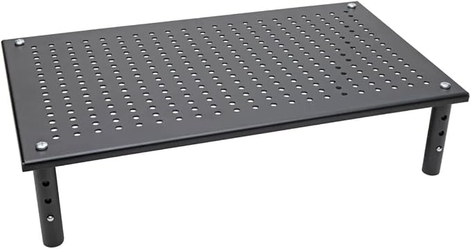 Tripp Lite Computer Monitor Stand, Adjustable Height, 18 x 11 in., Metal, Black (MR1812M) - Image 4